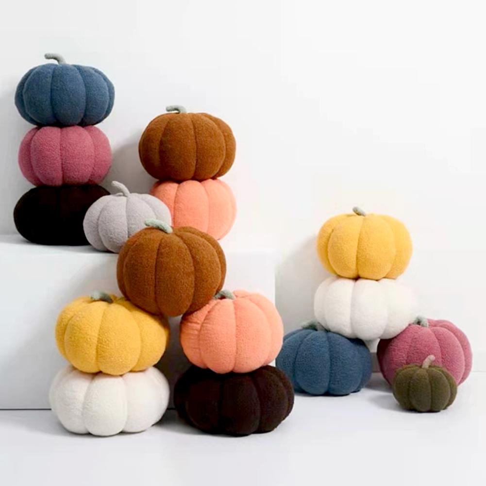 Halloween Pumpkins Pillow Ornaments Lightweight Super Soft Stuffed Toy Gift for Children Friends Family