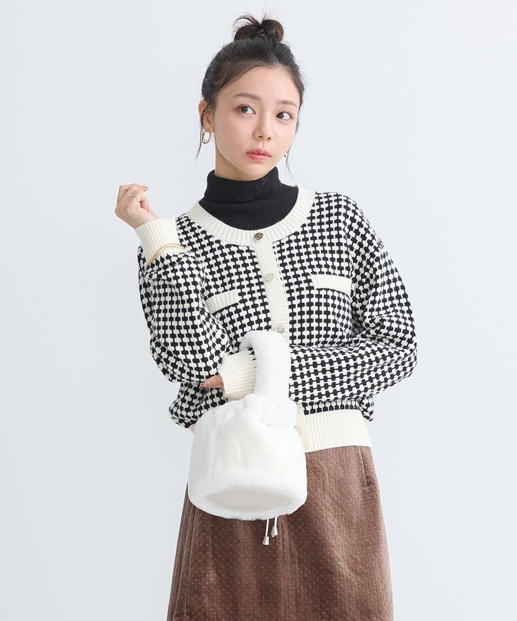 Music Jacquard Knit Pullover Ivory [Earth & Ecology] Women's Sweatshirt,