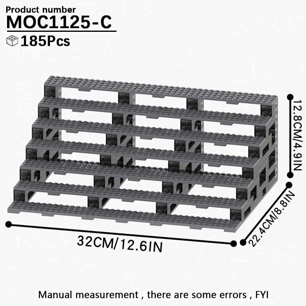 MOC Stand Movie Anime Military Action Figure Display Stands Box Blocks Compatible 75257 05007 75105 High-Speed Championed Block Bricks Toys Playsets