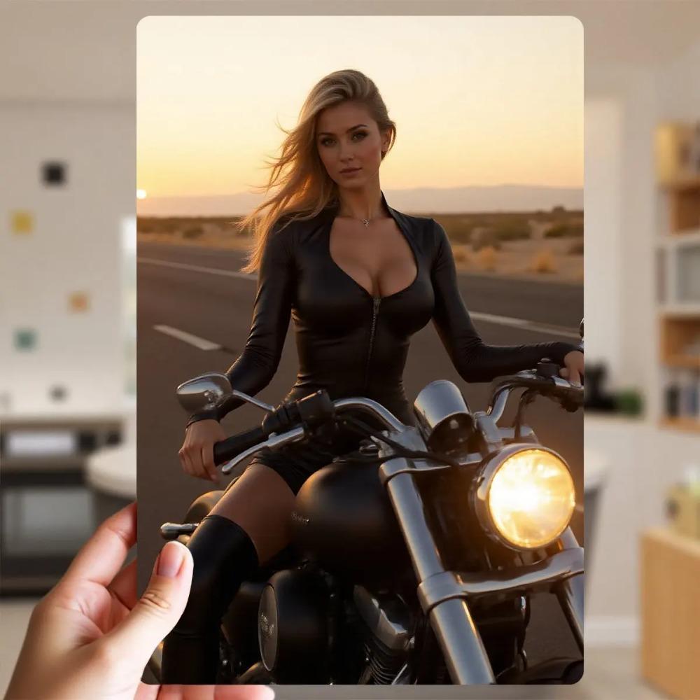 

Vintage Metal Tin Sign 8x12 Inch Retro Motorcycle Wall Art Decor for Garage Bar Cafe 20x30cm