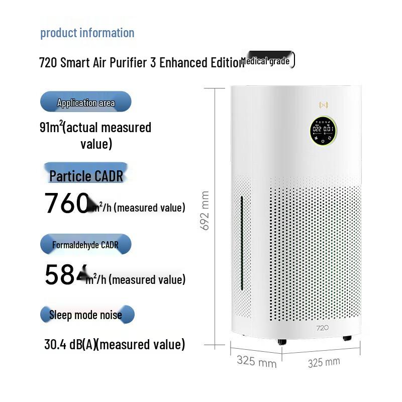 HUAWEI HarmonyOS Smart Air Purifier 3 Enhanced Edition