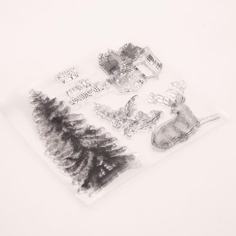 Timbro in silicone trasparente per scrapbooking, album fotografici, decorazioni, biglietti, goffratura, timbri in gomma
