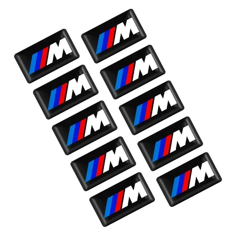10/20 stuks autostyling 3D-embleem epoxy decoratiestickers voor BMW M Performance Alpina X1 X3 X4 E87 E36 E46 E90 E39 F10 F16 X6 M3