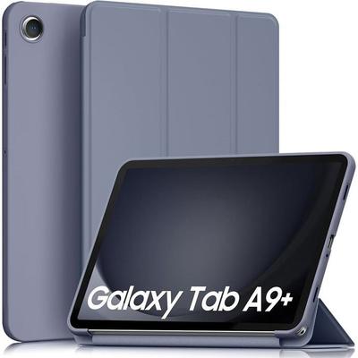 Protective Case - E.F.Connection - for Samsung Galaxy Tab A9 Plus / A11 Plus - Purple - Stand Function - 11 Inches