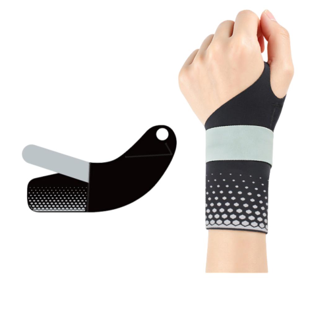 Lightweight Wrist Brace Adjustable Compression Wrist Brace Sports Support Wrist Support  Outdoor Black left