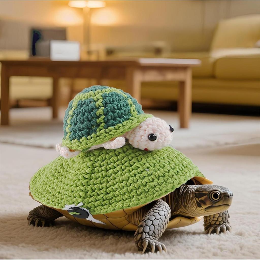 Suéter Para Tortuga Tejido Cálido Ropa Reptil Ropa Tortuga Mascota Pequeña Fiesta de Halloween Cosplay Clima Frío Vacaciones