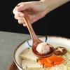 Wood Soup Spoon Kitchen Utensils Heat Resistants Spoon Serving Spoons Wood Texture Suitable for Household Kitchen Use