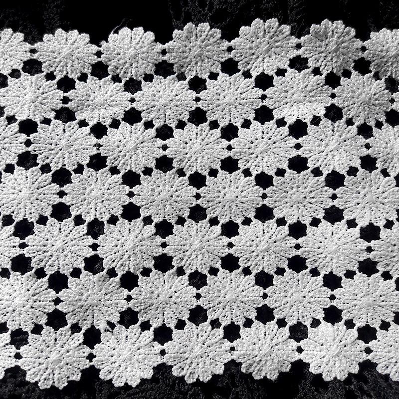 Water Soluble Lace Milk Silk Embroidery Barcode Three-Dimensional Hollow Embroidery Even Diy Lace Accessories Plum Blossom