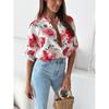 BITCED Women's Fashion Casual Short Sleeve POLO Neck Blouses & Shirts