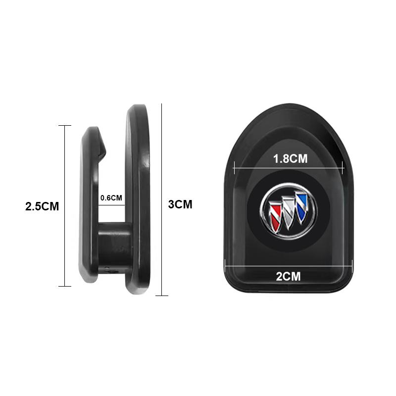 Mini Car Hooks Black Self Adhesive Invisible Hooks Interior Storage Holder For Buick Verano Velite Lesabre Riviera Avenir GL6 GL8 Envision Excelle