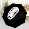 1pc Manga No-Face Windproof Automatic Umbrella, Lightweight for Women/Men, Perfect Christmas Gift A0811248