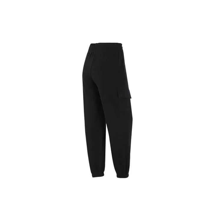 PUMA Knitted Sweatpants Women's Black Moderate Cuffed Pants (Unisex) Knitted Sweatpants 534163 01