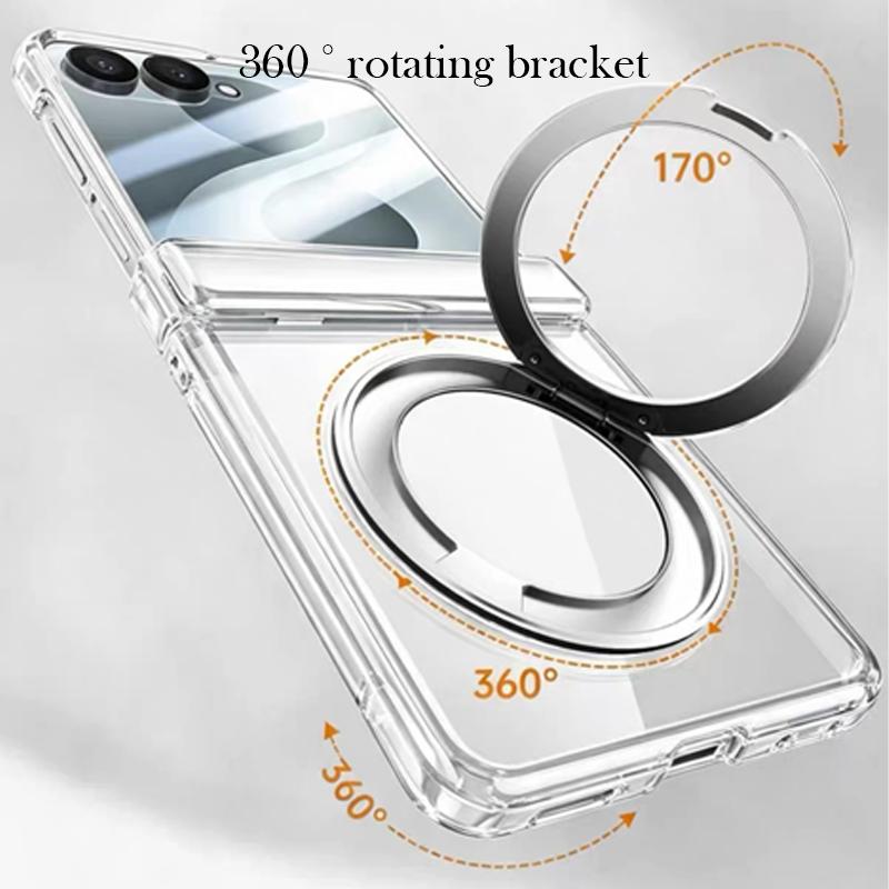 Magnetic Case For Samsung Z Flip 8 Wireless Charging Back Cover Case for SAMSUNG Z Flip 8