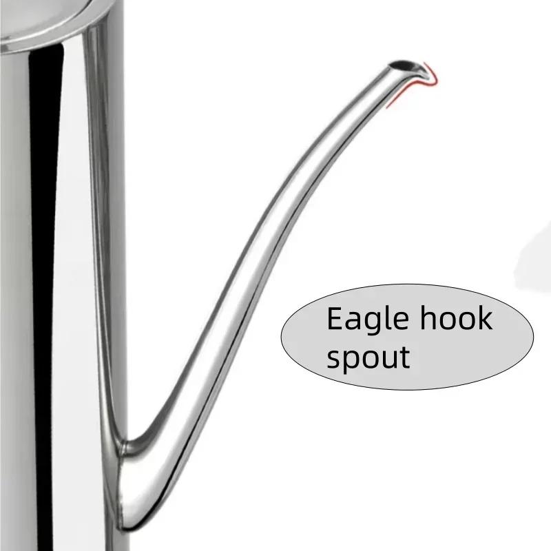 500/700ml Oil Pot 304 Stainless Steel Dustproof Leak Proof Vinegar Olive Oil Bottle Storage Container Home Kitchen Utensils