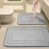 Bathroom Mat Bath Non-slip Carpets In Wash Basin Bathtub Side Floor Rug Shower Room Doormat Memory Foam 3D Pad