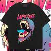 LAPY O-Neck Oversized Loose Tee Harajuku Men Woman T Shirt Design Special Hip Hop Clothes Fashion Street Tees Breathable Tops