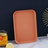 Wheat Straw Multifunctional Tray: Rectangular Tea Set, Fruit, or Puzzle Storage Solution