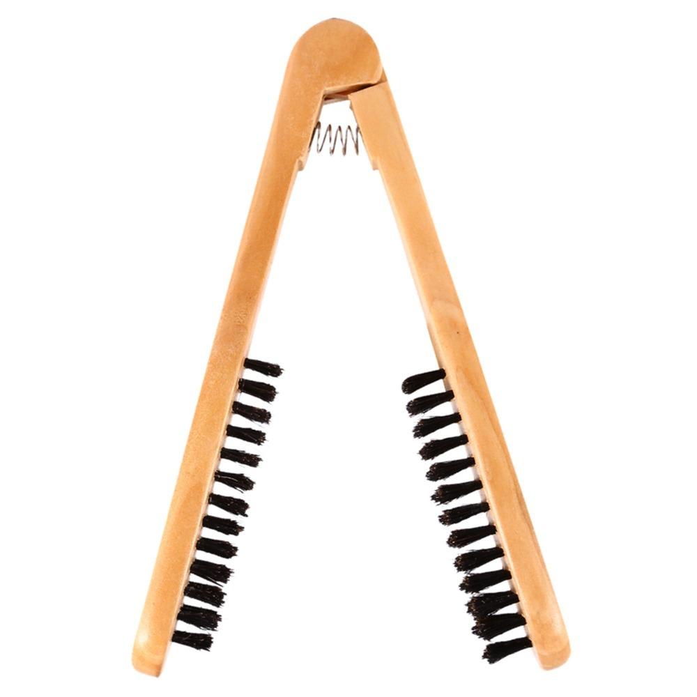 Anti-Static Double Brushes Comb Double Sided Wooden Hair Straightening Brush Home Salon