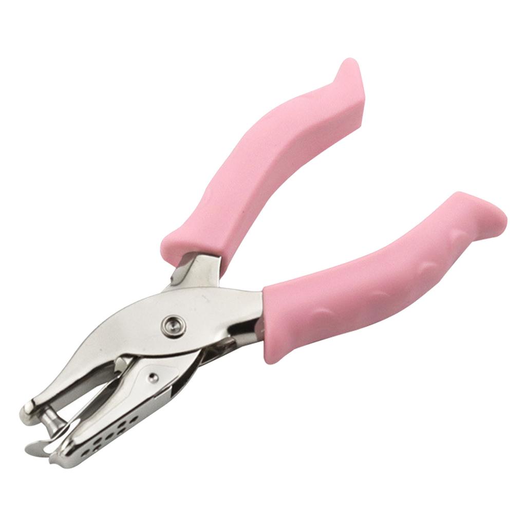 Single Hole Punch Ticket Punch Hole Pliers Puncher with Comfortable Grip for Paper Crafts Office Use Accessories