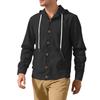 Men's Hoodie Linen Vintage Spring and Autumn Shirt Casual Loose Long Sleeved Clothes High Quality Trendy Men's Clothing