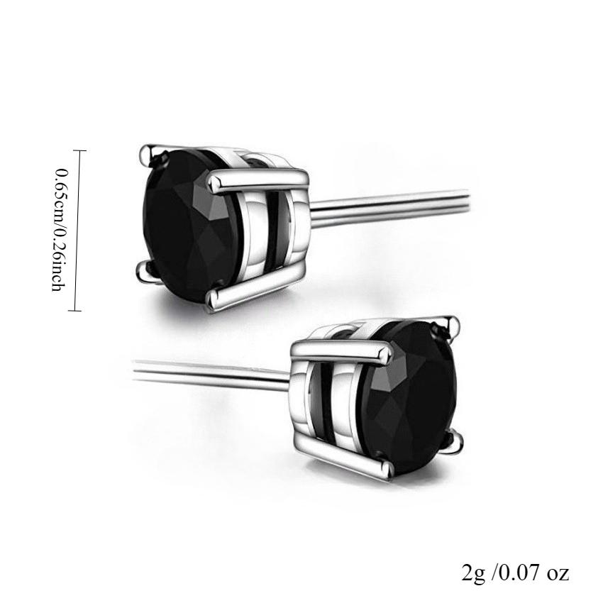 Black Awn Classic Stud Earrings Black Earrings for Women Stud Earring Jewelry Gift