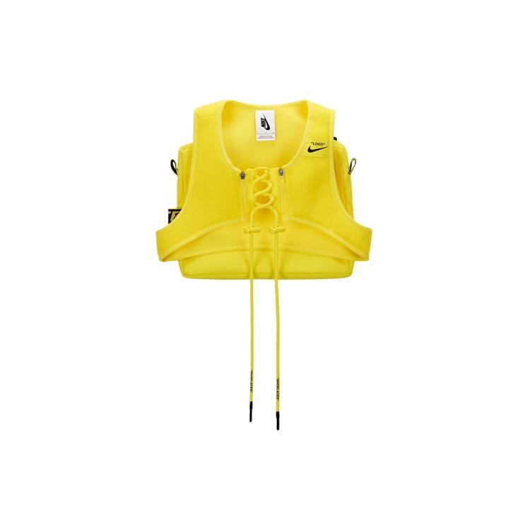 (WMNS) Nike x Off-White NRG X Cross Bib Vest Opti Yellow Women s BV8054-731 XS