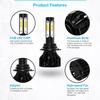 9005 LED Headlight Bulbs Conversion Kit High Beam White For Ford Edge 2015-2020