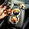 Creative Car Air Vent Ornament Outlet Clip Raccoon/Fox/Kangaroo/Polar Bear/Guinea Pig Shape Universal Small Fragrance Accessory Fit Ornament,