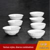 Durable White Melamine Dinner Bowl