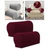 2 Pieces Armrest Covers,Armchair Slipcovers for recliner Comfortable Sturdy Washable Chairs