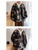 Men's Retro Plaid Wool Coat: Trendy, High-End, Thickened, Warm, Autumn/Winter Casual Jacket
