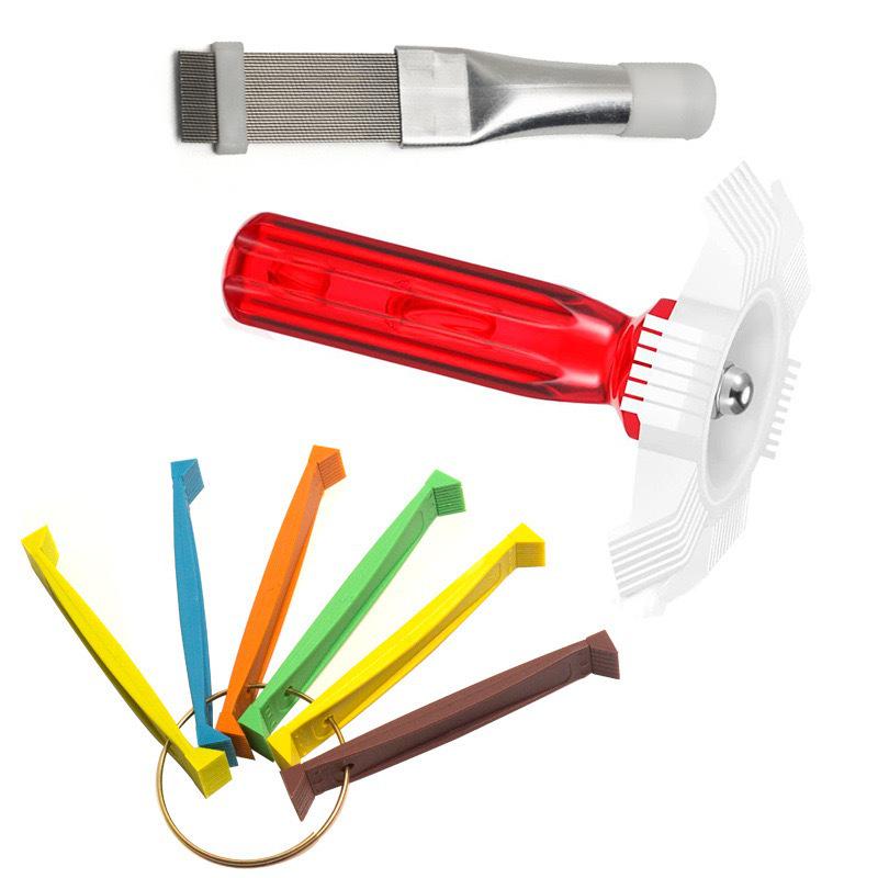 Stainless Steel Air Conditioner Fin Comb and Radiator Dust Removal Brush