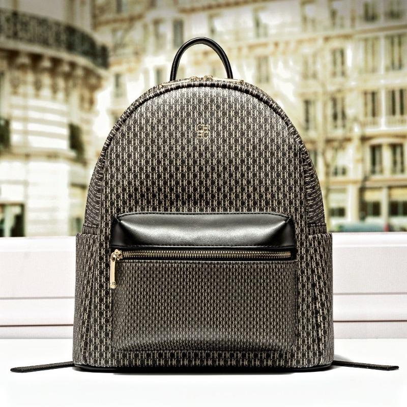 

New true texture backpack high value anti splash commuter leisure bag women length 29cm, width 14cm, height 31cm