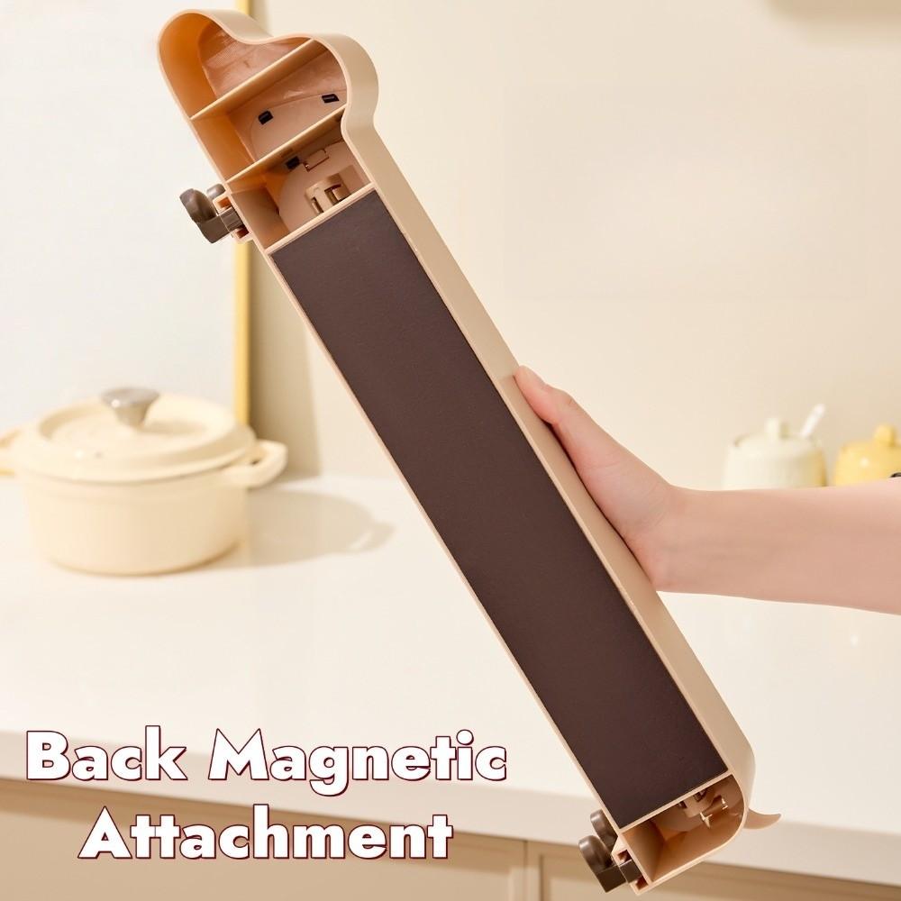 Puppy Shape Food Film Dispenser Refillable Aluminum Foil Dispenser Restaurants