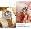 OUBAOER Women's Casual Mechanical Watch with Roman Numeral Dial, Waterproof Design