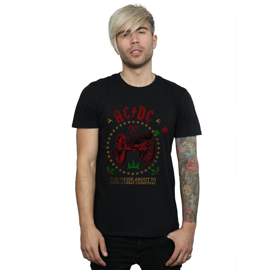 AC/DC Mens Christmas For Those T-Shirt