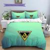 Alemannia Aachen Pattern Bedding Quilt Set  Home Decoration  Gift (1 * duvet cover + 2 * pillowcase  without core).xwn