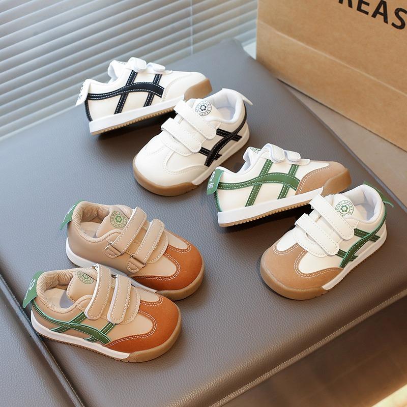 Spring New Arrivals Baby Soft-Soled Walking Shoes, Toddler & Kids Casual Comfort Sneakers, Lightweight Anti-Slip White Shoes.