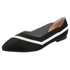 Women's new flat-bottomed shallow-mouth gentle shoes, fashionable woven shoes, breathable one-pedal Doudou shoes