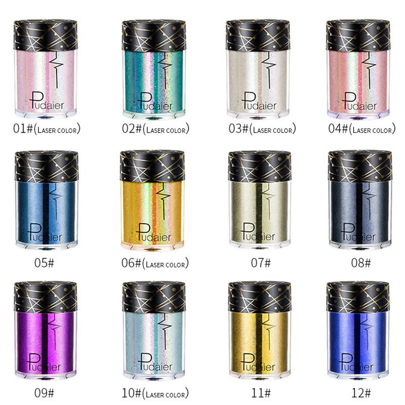 

Блеск Shimmer Русалка 36 цветов Тени для век Хайлайтер для лица Фестиваль Блестящий макияж для тела 01