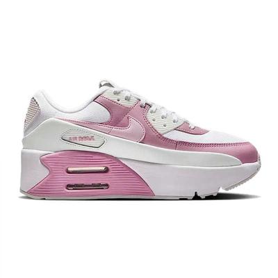 Air Max 90 LV8 Weiß Rosa Schaum Gipfelweiß Damen FD4328-110