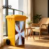 Weatherproof Waste Container Art Fun Animal Trash Can Stickers, Self?Adhesive Bin Decals for Outdoor Removable Vinyl Skins Garbage Can, Mailbox