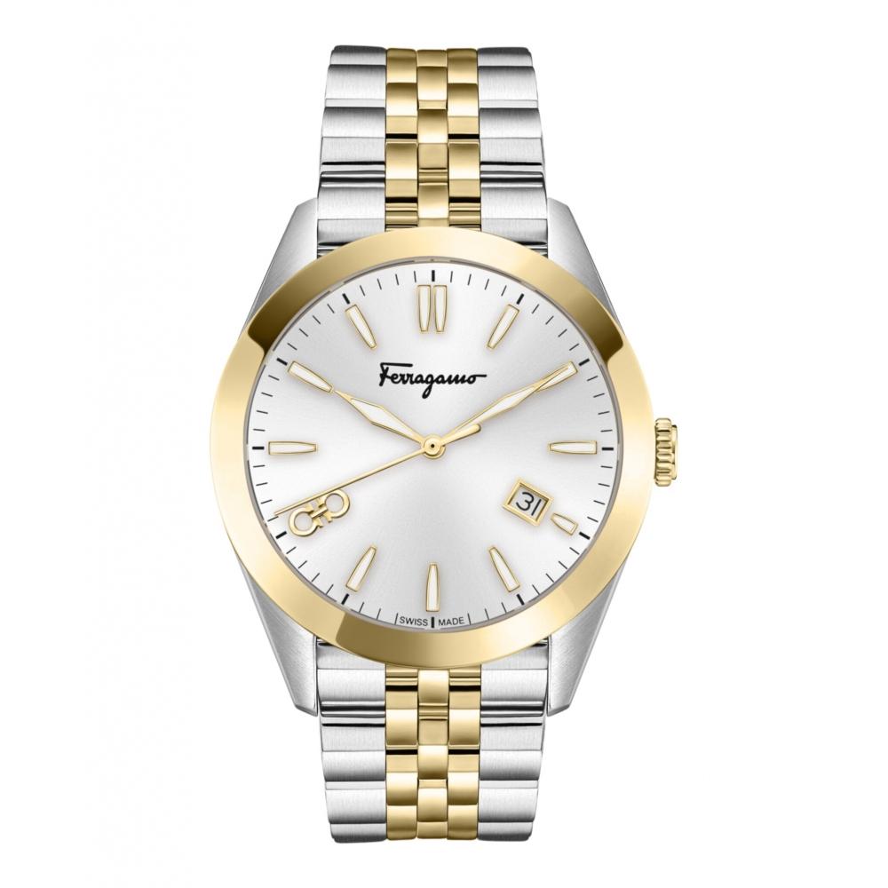 

Salvatore Ferragamo Ferragamo Classic Bracelet Watch Two Tone Two Tone Silver