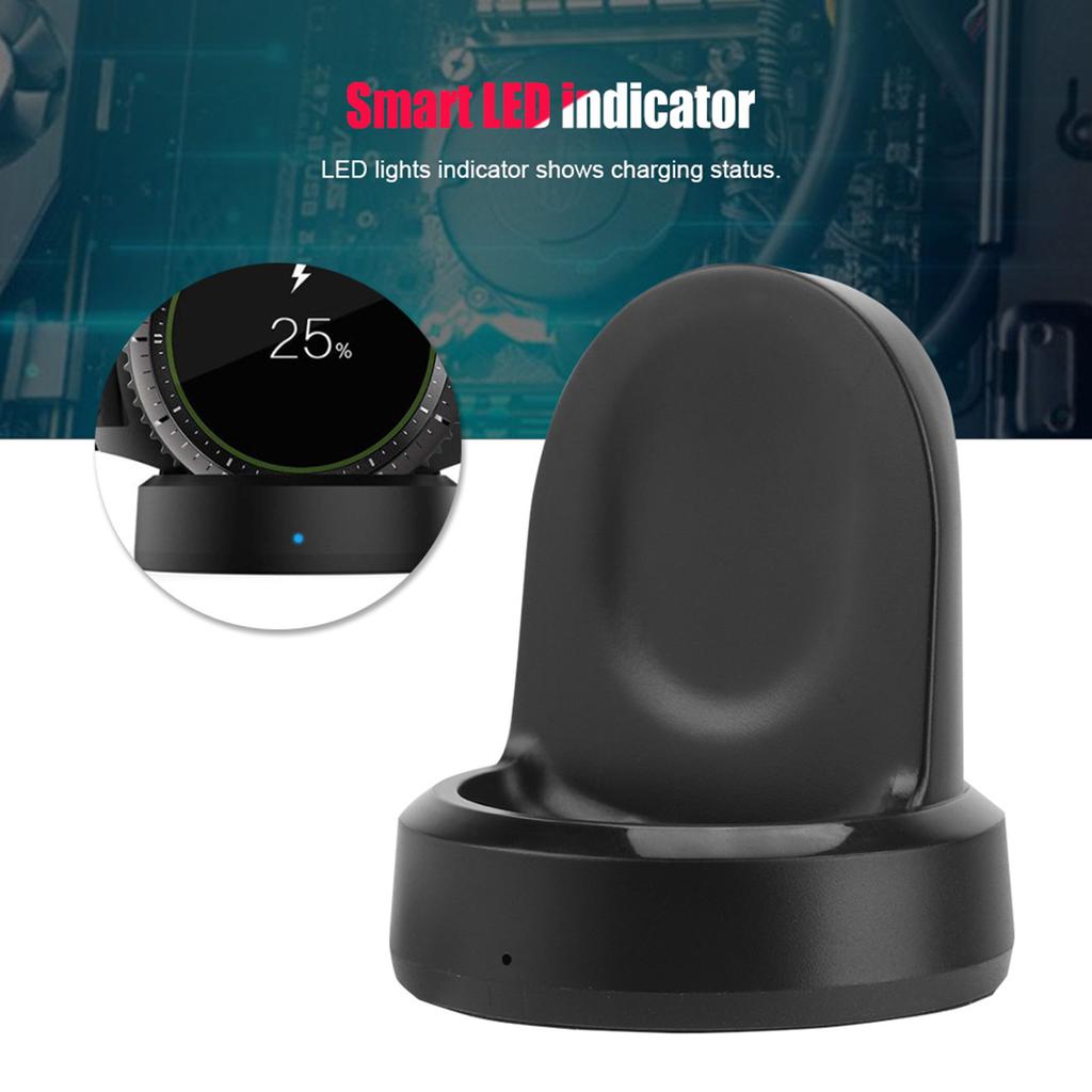 Wireless Charging Cradle Dock Fast Charger For Samsung Galaxy Gear Sport Watch