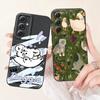 Phone Case For Samsung Galaxy A55 A54 5G Camera Shockproof Soft Liquid Silicone Bumper On Samsung A54 A 55 Funny Animals Meme