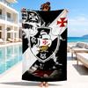 Football Club Emblem Beach Towel, Microfiber Beach Towel, Perfect For Pool, Beach, Travel, Home Decor Beach Party Fan gifts