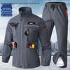Set de îmbrăcăminte de lucru camuflaj unisex: Îmbrăcăminte de protecție pentru construcții, reparații auto și activități în aer liber