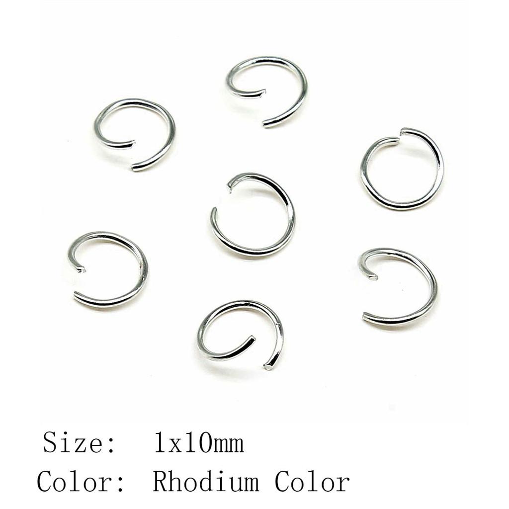 Wedding Anniversary Jewelry Materials Open Jump Rings 5 Colors 6 Sizes Accessories Parts Souvenir Accessories Parts