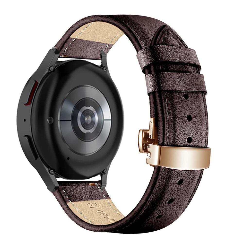 20mm 22mm Band For Samsung Galaxy watch 7/6/5 pro/4 Classic/Active 2/3/42mm/ Genuine Leather bracelet Huawei GT/2/3 pro 4 strap