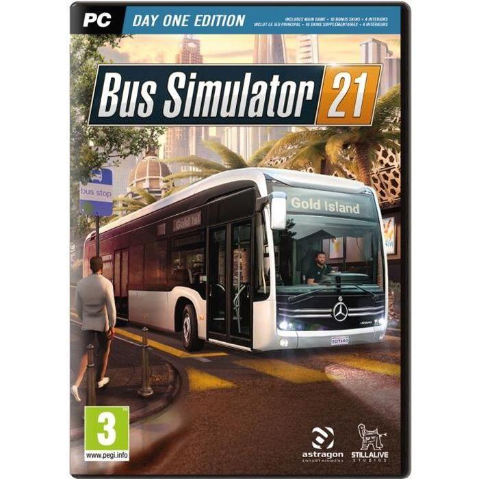 Simulateur De Bus - ASTRAGON - 2021 - Edition Day One - 30 Bus Sous Licence - PC